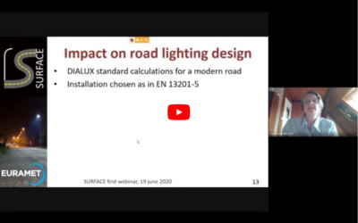 SURFACE database and test-set and their impact on road lighting